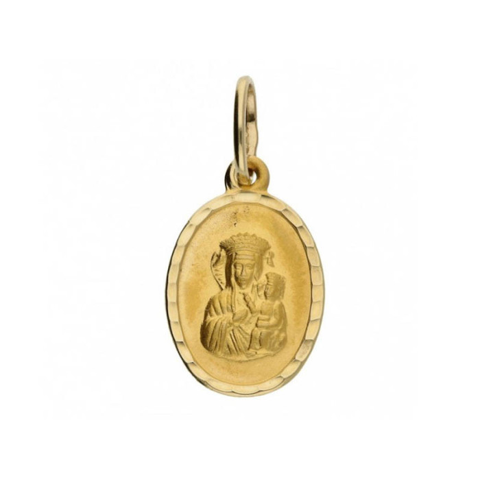 Złoty medalik 585 Matka Boska Częstochowska