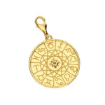 Srebrna złocona zawieszka 925 znaki zodiaku 3,41g