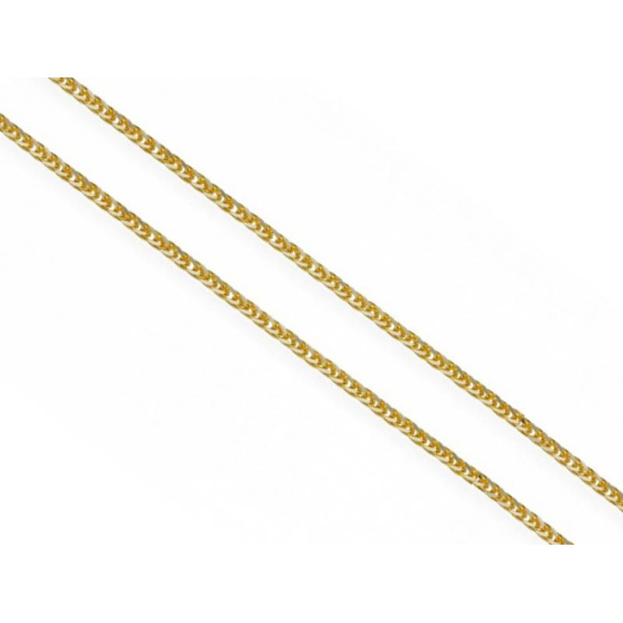 Złoty łańcuszek 585 splot lisi ogon 45 cm 1,65 g