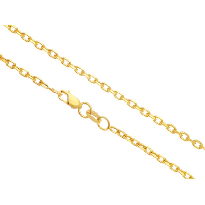 Złoty łańcuszek ankier 585 60 cm prezent 1,75g