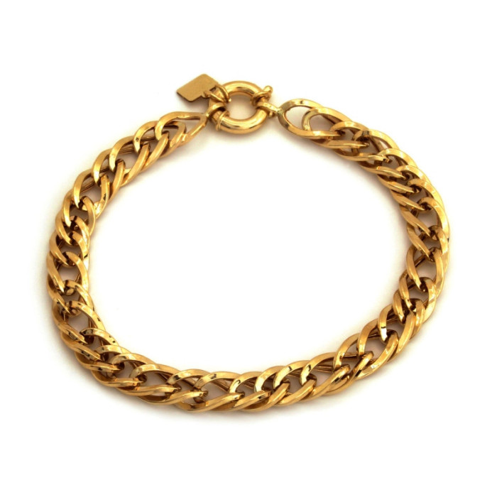 Złota bransoletka 585 gruba łańcuch 7,1g