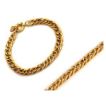 Złota bransoletka 585 gruba łańcuch 7,1g