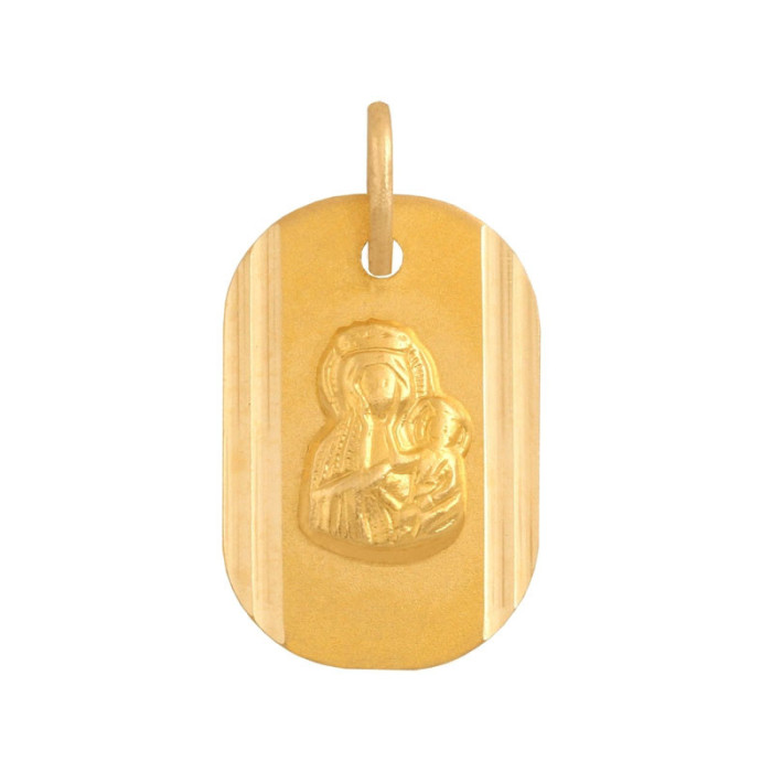 Złoty Medalik 585 Matka Boska Czestochowska