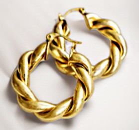 Kolczyki złote - biżuteria jubiler sklep